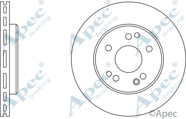 APEC BRAKING Bremžu diski DSK571